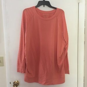 A Glow Salmon Maternity Sweater